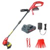 PRO-FOR 20V Cordless Grass Trimmer and Edger, 9.5" Stringless Weed