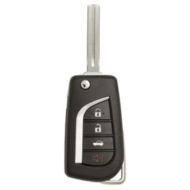 Keyless2Go Replacement for Toyota Camry Remote Flip Key HYQ12BFB 89070-06790 H Chip