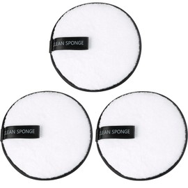 TRIXES Reusable Microfibre Make-Up Pads Pack of 3 - White