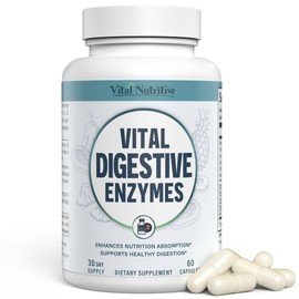 Vital Digestive Enzymes with Makzyme-Pro™ – Advanced Probiotic Complex for Digestive Support, Gut Health, Nutrient Absorption & Energy