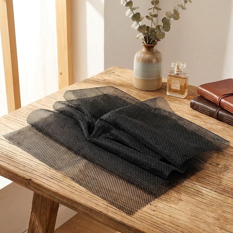 10 Pcs Black Stretch Weaving Nets – Flexible Triple Helix