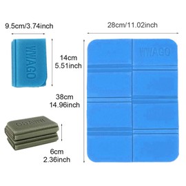 Amfrpar Pack of 3 Thermal Seat Cushion Outdoor Foldable Seat Pad XPE Seat Mat Waterproof Thermal Seat Cushions Portable Playground Mat Children for On the Go Garden Camping Picnic Hiking