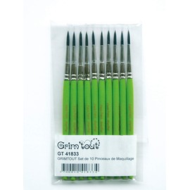 Oz International Set of 10 GT41833 Make-Up Brush