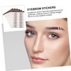 minkissy Temporary Eyebrow Stickers 6pcs Set Quick Easy to Apply