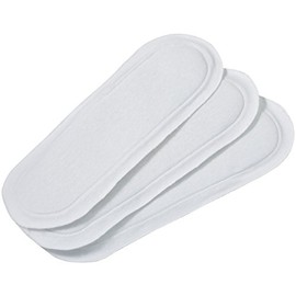 Extra Long Reusable Incontinence Pads, Set of 3