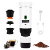 Electric Travel Coffee Maker, Portable Espresso Machine with Heating Function,