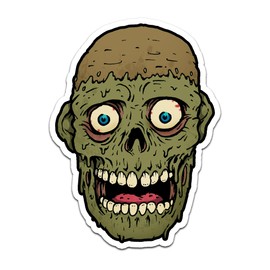 4" Horror Stickers Creepy Zombie Tarman Skull B-Movie Laptop Car Decal Waterproof Sticker