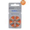 PowerOne Power One SIZE 13 1.45V MF Hearing Aid Batteries PR48, p13 (60 Batteries)