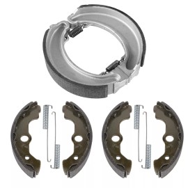 Caltric Front Rear Brake Shoes for Honda TRX300FW Fourtrax 300 4X4 1988-2000 (Only 4X4)