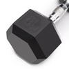 Marcy Rubber Hex dumbbell - 40 lb, sold as each