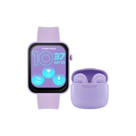 Armitron Connect Boom Smartwatch and Earbuds, Health and Fitness Tracker, Sport Modes, Water Resistant and More