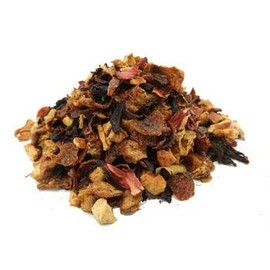 The Whistling Kettle Blood Orange Tea- Rich Tangy Caffeine Free Fruit Tea with Blood Orange and Hibiscus - 4oz (60 servings)