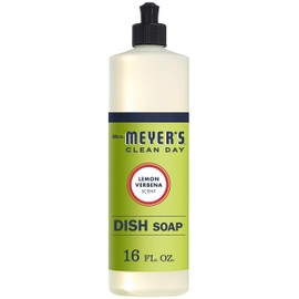 Mrs. Meyers Clean Day Lemon Verbena Liquid Dish Soap, 16 Ounce (Pack of 6)
