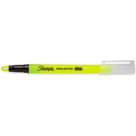 Sharpie Clear View Highlighter Stick, Yellow, 2/Pack (1950744)