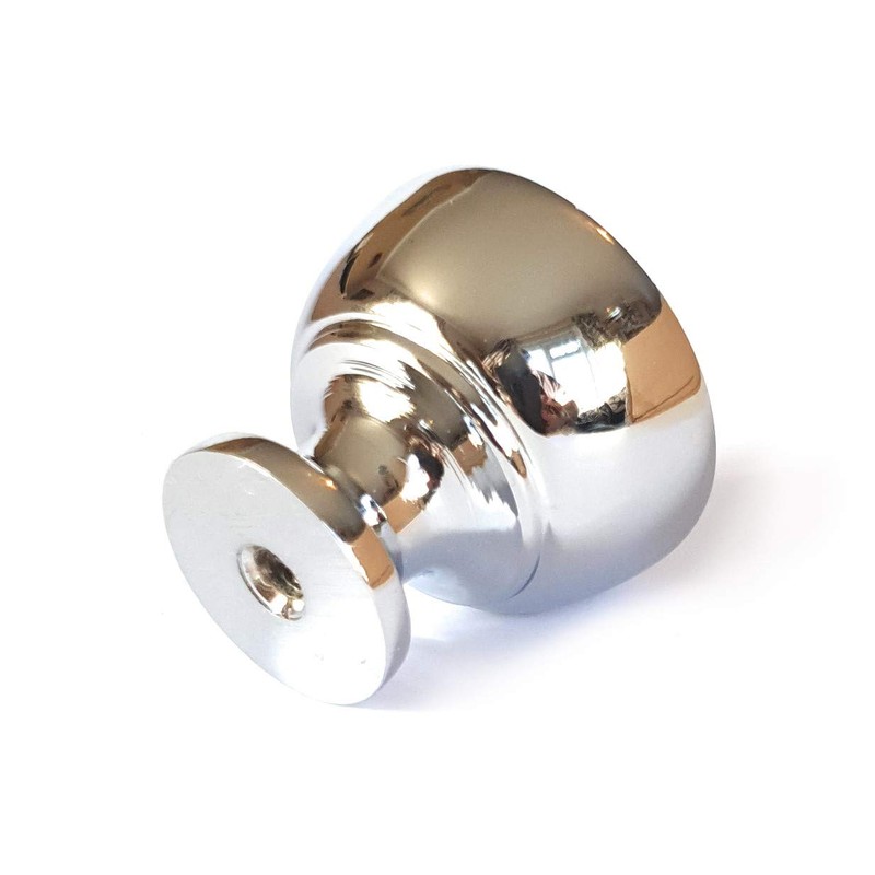 French Furniture Fittings Kitchen Cabinet Cupboard Knobs Polished Chrome for
