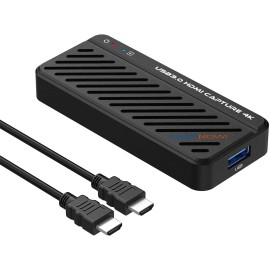 DIGITNOW! 4K HDMI Video Capture Card, 4K 30fps Game Capture Device ,Zero-Lag Passthrough