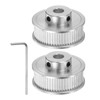 HARFINGTON 2pcs 2GT Timing Pulley 60 Teeth 8mm Bore 40mm