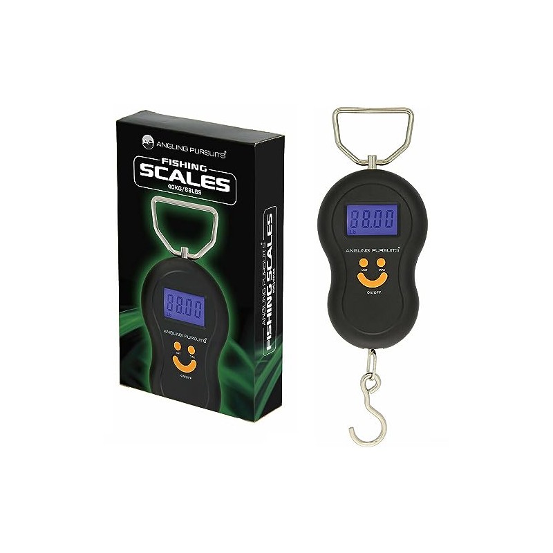 DIGITAL FISHING SCALES ANGLING PERSUITS 40KG + NGT BLACK WEIGHING