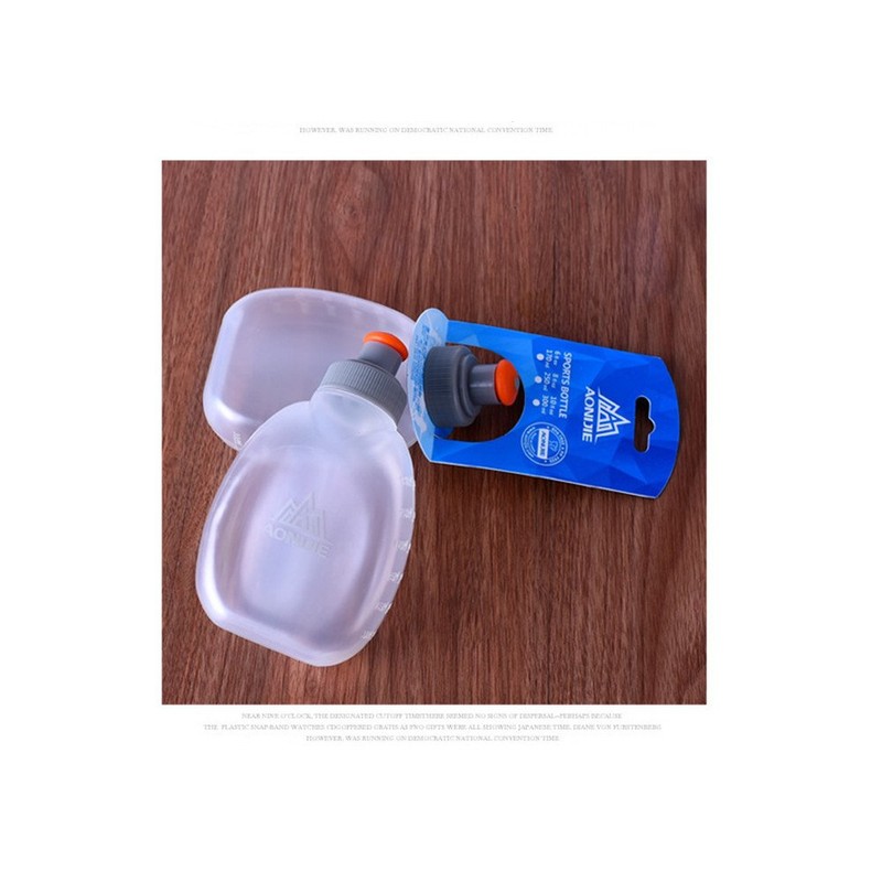 AONIJIE 2PCS Foldable TPU Hydration Water Bottle Soft Flask for