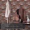 12pcs Tile Wall Sticker Thickened PVC Self Adhesive Waterproof Retro