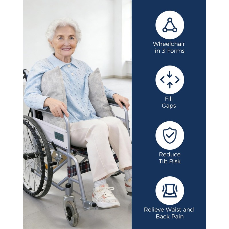Wheelchair Lateral Support wheelchair back side support guards cushion for