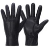 Meetoget⠀ Women's Deerskin Leather Gloves With Cashmere For Winter Warmth