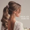 Unicra Juego de coleteros para el cabello con tejido de