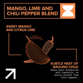 Echelon Pre-Workout Energy Drink - 12-Pack, Mango Reaper - Peak Performance, Sustained Energy, Focus and Endurance Dietary Supplement - 300mg of Caffeine, Beta-Alanine, L-Theanine & Fiber - Vegan