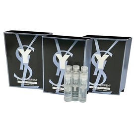YVES SAINT LAURENT YSL Y Men Sample Perfume EDT Spray Trial Size Partially Filled Vials 1.2 ml / 0.04 fl oz (set of 3)