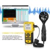 Handheld CFM CMM Wind Speed Meter, Separate Anemometer Measure Air