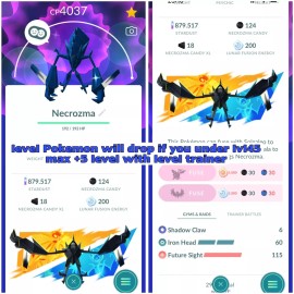 Pokémon Go Necrozma IeveI50 3moveset  - TRADE 1m - 20k stardust