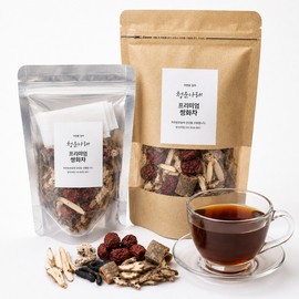 Domestic handmade Ssanghwa tea ingredient set 80g, home-brewed raw material, 10 types of Ssanghwa tea medicinal ingredients, 150g Ssanghwa tea ingredients / 국산 수제 쌍화차 재료 세트 80g 직접 끓이는 원물 쌍화차약재 10가지 구성 쌍화차 재료150g