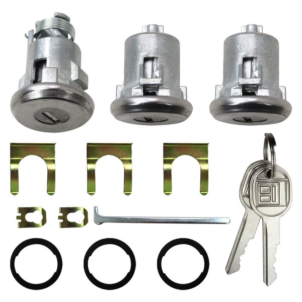 2024 Upgrade 654394765282 Door Trunk Lock Set for 84-85 Cutlass