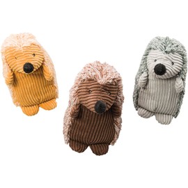 SPOT Ethical Pets 8" Assorted Corduroy Hedgehogs Plush Dog Toy