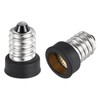 MECCANIXITY Light Socket Adapter E14 to E12 Candelabra Lamp Base