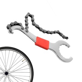 WUSJCOF 1 Piece Bicycle Tool Set: Chain Whip, Sprocket Puller, Sprocket Puller, Bicycle Cassette Puller, Bottom Bracket Remover and Bottom Bracket Wrench