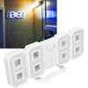 3D LED Digital Clock Dimmable Snooze Time Memory 12/24 Date