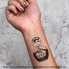 Azeeda 4 x 'Matryoshka Doll' Temporary Tattoos (TO00001465)