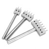 Leather Sewing Tool with Different Zinc Heads, 3-Piece Hole Punch,