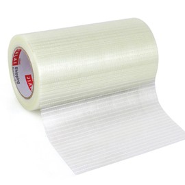 JIALAI HOME Heavy Duty Fiberglass Rpair Tape Wide RV Awning Repair Tape for Tarp, Boat Covers Repair Tape, Tent, Canvas, Sail Tape, 5 Inch Wide 50FT Long