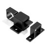 INIRET 4 Packs Self-Closing Latches, Black Spring Door Lock, Aluminum