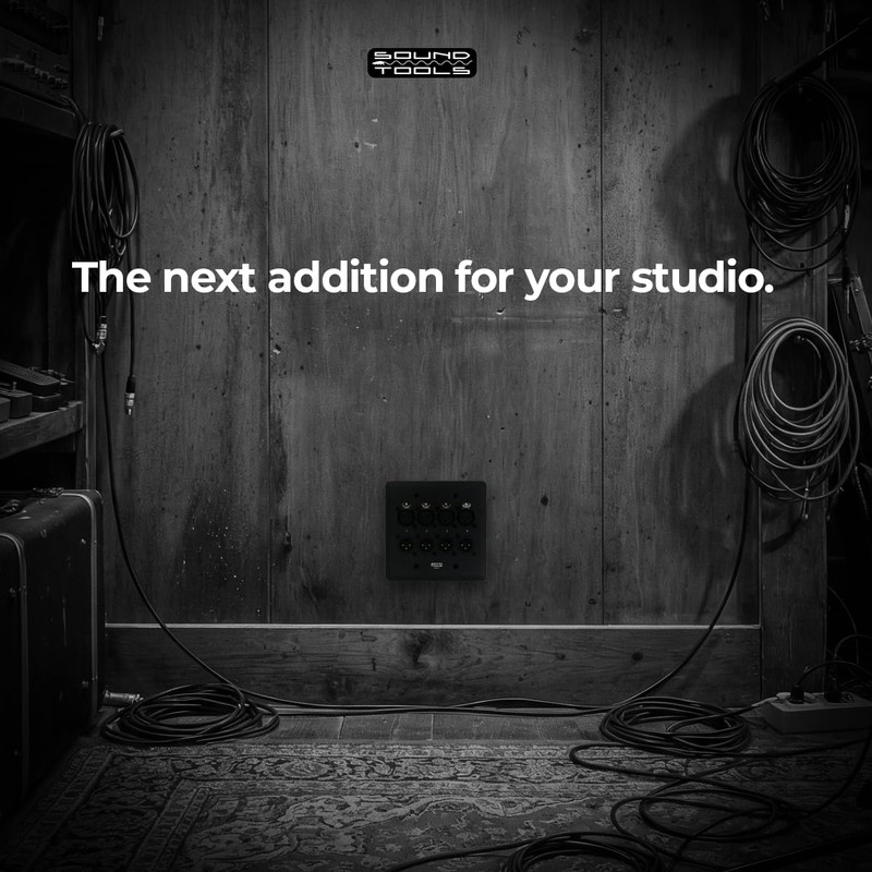 SoundTools WallCAT 8 – 4 Channel XLR Wall Plate –