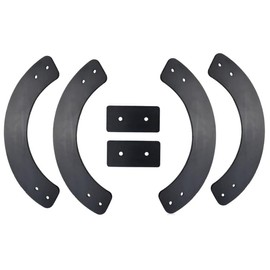 MEEIHUI 735-04033 735-04032 Rubber Paddle Set Compatible with 21" MTD & Troy Bilt 753-04472 & More - Fits Model 31AE160 & 31AE250 and More Snowblower