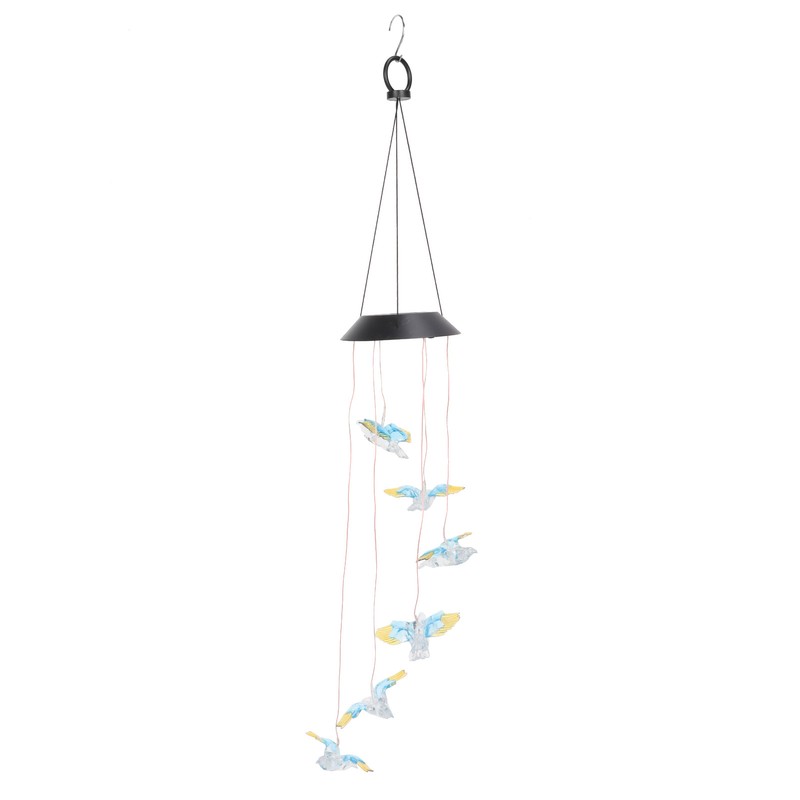Solar Wind Chimes Light Outdoor Waterproof LED Solar Eagle Wind