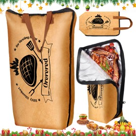 Orerered BBQ Blanket for Resting Meat, Christmas Gifts Stocking Stuffers for Men Him Dad, Reusable Smoking Meat Insulated Bag for Brisket/Beef/Pork Shoulder/Turkey, Grilling & Smoking 21in