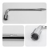 AUXBC 19mm Car Spare Tire Lug Wrench, Heavy Duty L-Type
