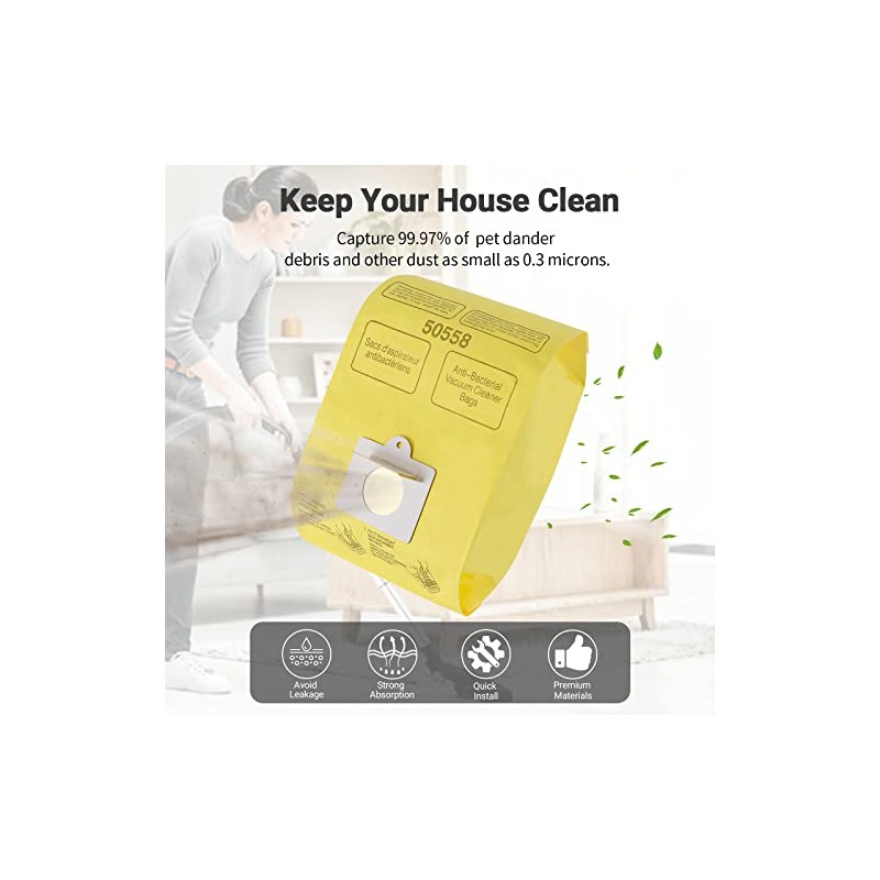 Vacuum Cleaner Bags Fit for Kenmore Canister Type C/Q 50555