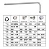 FOCMKEAS 2PCS T30 Long Tamper Proof Torx Key Bit Wrench,