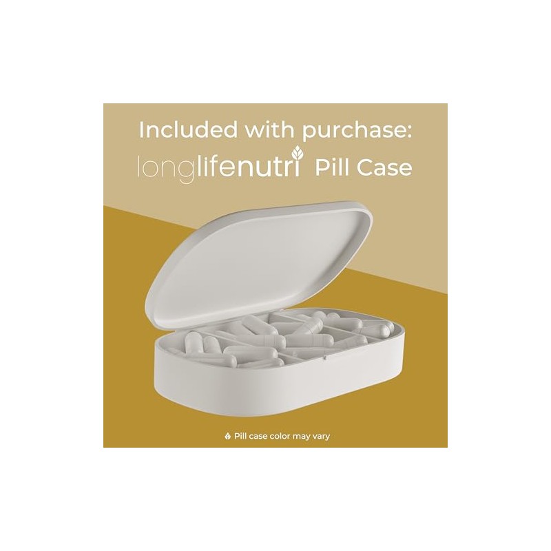 LongLifeNutri Crisina 500 mg – 180 cápsulas vegetarianas, de pasiflora,