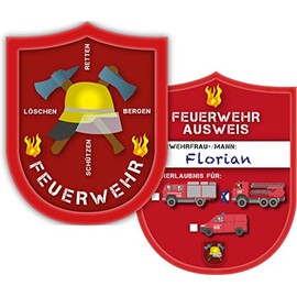 6 ID for Fire Brigade Shaped Brand For A Themed Party For Children's Birthday Parties Party Set Party Theme Decoration Party Fireman Fire